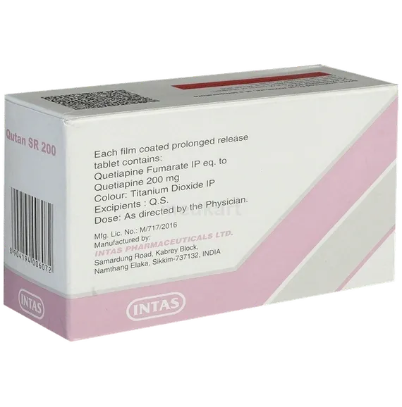 qutan sr 200mg tablet 10's